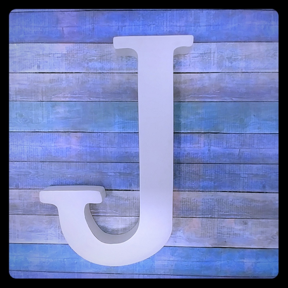Pottery Barn Kids Wood Letter J